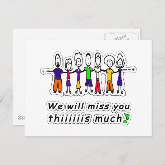 Carte Postale Mlle (Devant / Derrière)