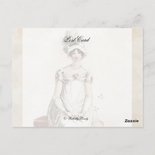 Carte Postale "Mlle Bennet" (Dos)