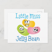 Carte Postale Mlle Jelly Bean (Devant / Derrière)