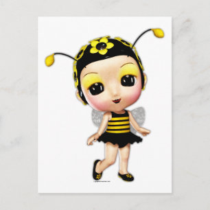 Carte Postale Mlle Lady Bumblebee