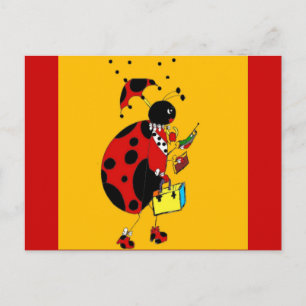 Carte Postale Mlle Ladybug