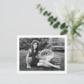 Carte Postale Mlle Philadelphie, début des années 1900 (Debout devant)