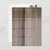 Carte Postale mm handwovens chocolate (Devant / Derrière)
