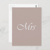 Carte Postale Mme (Devant / Derrière)