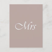 Carte Postale Mme (Devant)