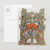 Carte Postale Mme 369 f.29v Pentecôte (Devant / Derrière)