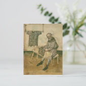 Carte Postale Mme Amb 3172 Armorer Fabriquant un Hauberk (Debout devant)