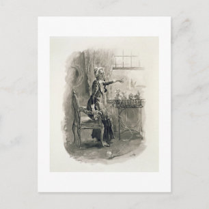 Carte Postale Mme Betsy Trotwood, de "Charles Dickens : A Gossi