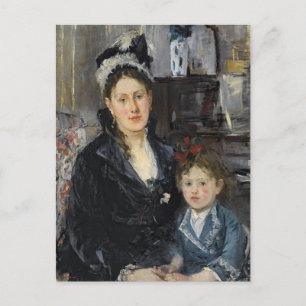 Carte Postale Mme Boursier et sa fille   Berthe Morisot