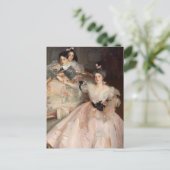 Carte Postale Mme Carl Meyer et ses enfants par Singer Sargent (Debout devant)