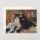 Carte Postale Mme Charpentier par Renoir Impressionist Painting (Devant / Derrière)
