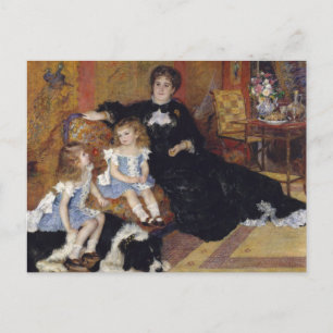 Carte Postale Mme Charpentier par Renoir Impressionist Painting