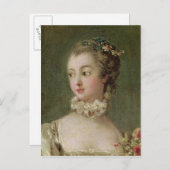 Carte Postale Mme de Pompadour (Devant / Derrière)