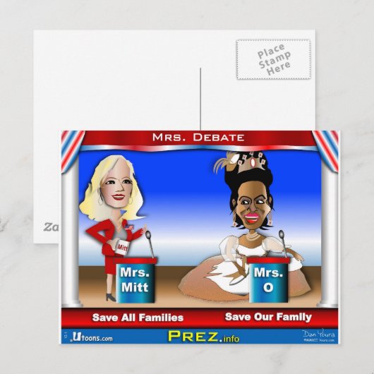 Carte Postale Mme Debate (Devant / Derrière)