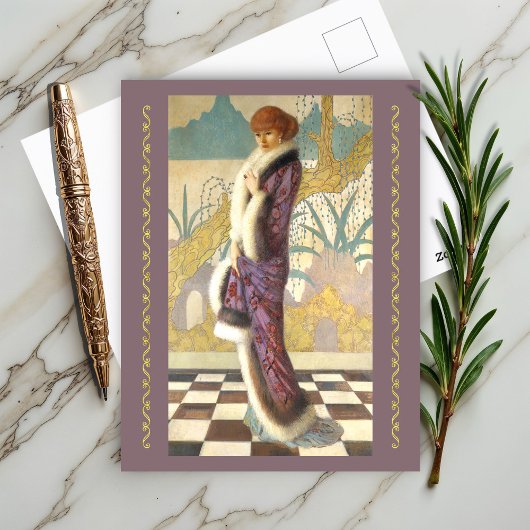 Carte Postale Mme Ethel Cushing