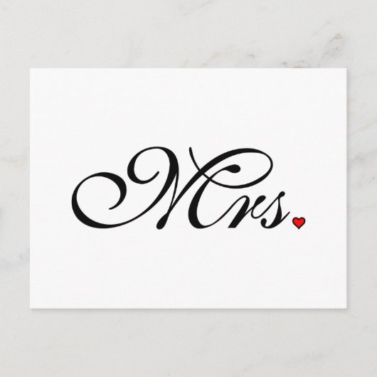 Carte Postale Mme Femme A Épousé Ses Nouvelles Maisons (Devant)