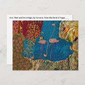 Carte Postale Mme Flam et M. Mingo (Devant / Derrière)