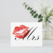 Carte Postale Mme Lips (Debout devant)