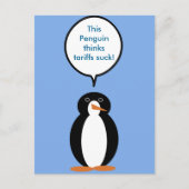 Carte Postale Mme Penguin Dit Que Les Tarifs Chauffent (Devant)