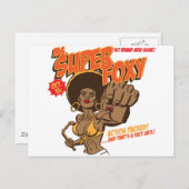 Carte Postale Mme Super Foxy (Devant / Derrière)