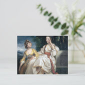 Carte Postale Mme Thrale et sa fille Hester 1777-78 (Debout devant)