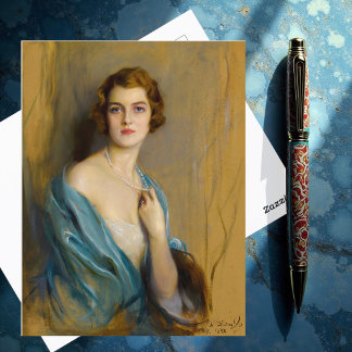 Carte Postale Mme William Burden,