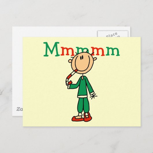 Carte Postale Mmmm Sucres de canne T-shirts et cadeaux (Devant / Derrière)