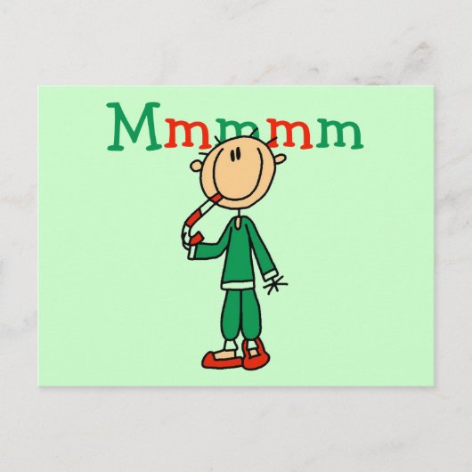 Carte Postale Mmmm Sucres de canne T-shirts et cadeaux (Devant)