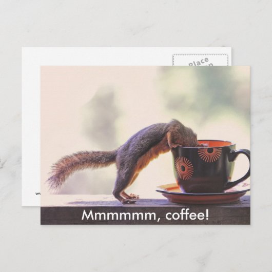 Carte Postale Mmmmmm, Café ! (Devant / Derrière)