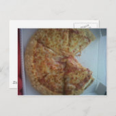 Carte Postale Mmmmmmm.....pizza (Devant / Derrière)