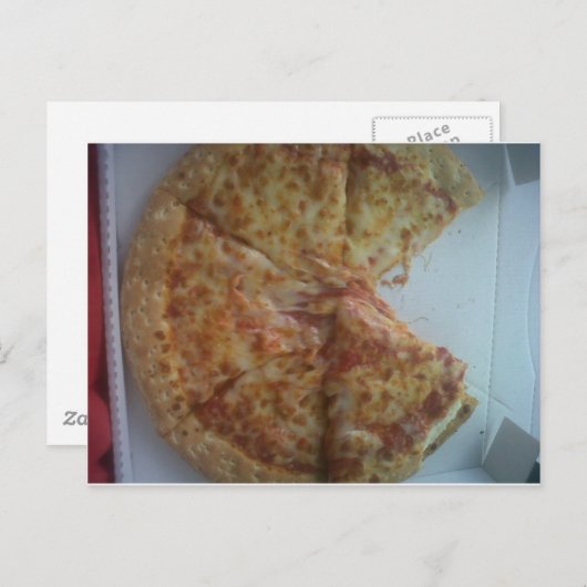 Carte Postale Mmmmmmm.....pizza (Devant / Derrière)