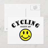 Carte Postale MMS : Cyclisme (Devant / Derrière)