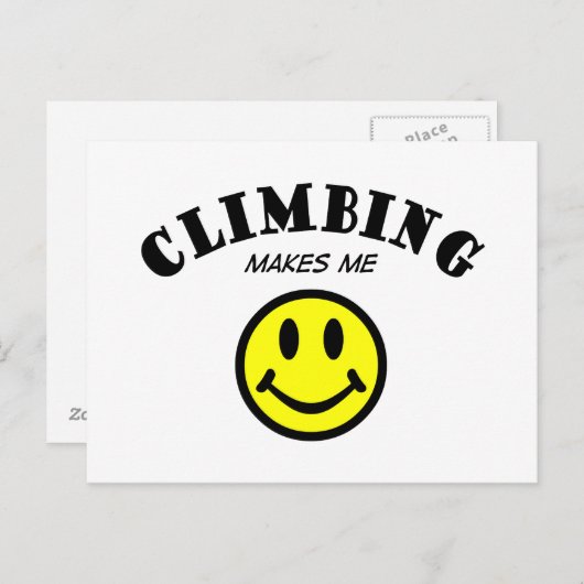 Carte Postale MMS : Escalade (Devant / Derrière)