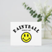 Carte Postale MMS : Paintball (Debout devant)