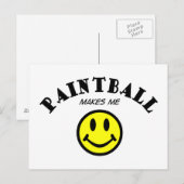 Carte Postale MMS : Paintball (Devant / Derrière)