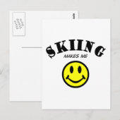 Carte Postale MMS : Ski (Devant / Derrière)