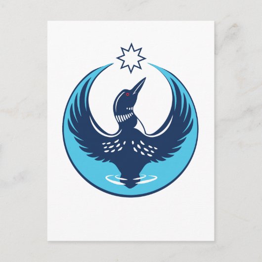 Carte Postale MN Loon Rising (Devant)