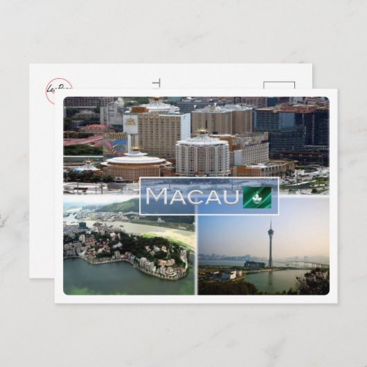 Carte Postale MO Macau - (Devant / Derrière)