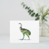 Carte Postale Moa Bird Art (Debout devant)
