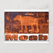 Carte Postale Moab Bear Petroglyph (Devant)