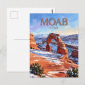 Carte Postale Moab Utah (Devant / Derrière)