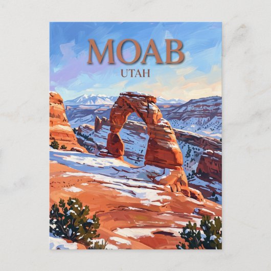 Carte Postale Moab Utah (Devant)