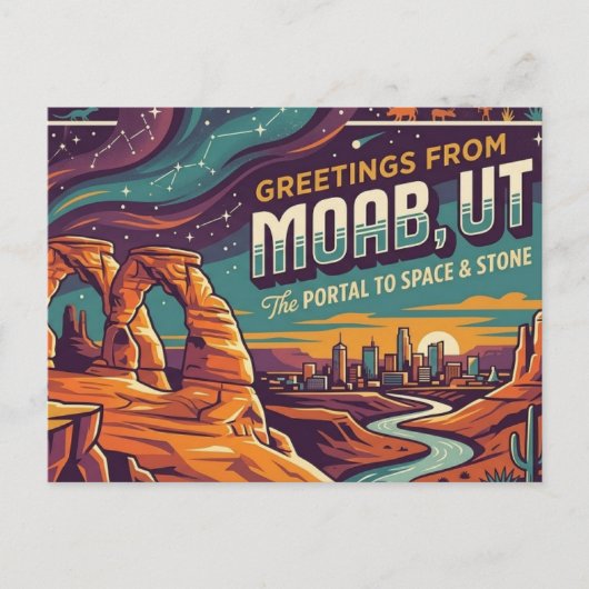Carte Postale Moab Utah (Devant)