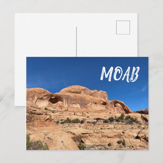 Carte Postale Moab Utah (Devant / Derrière)