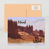 Carte postale Moab Utah (Devant / Derrière)
