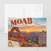 Carte Postale Moab, Utah (Devant / Derrière)