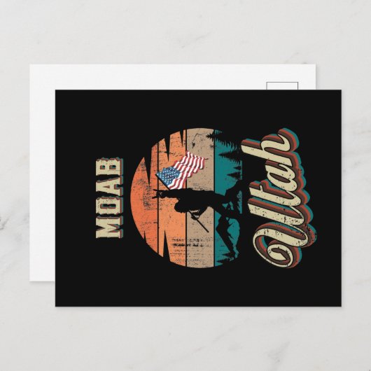 Carte Postale Moab Utah (Devant / Derrière)