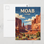 Carte Postale Moab Utah (Devant / Derrière)