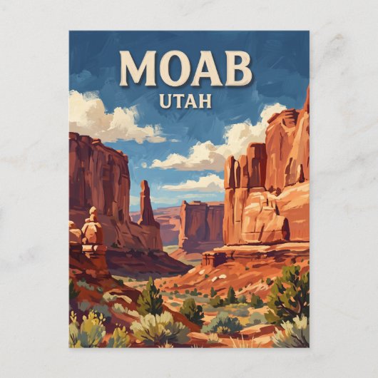 Carte Postale Moab Utah (Devant)