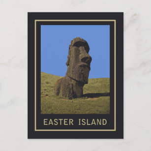 Carte Postale Moai de l'île de Pâques